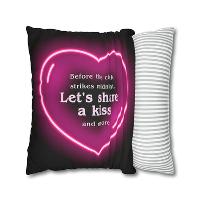 SWEET DREAMS Double-sided Spun Polyester Square Pillow Case