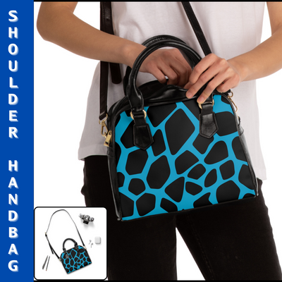 BLUE GIRAFFE Shoulder Handbag