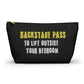 Gold Backstage Pass - Accessory Pouch