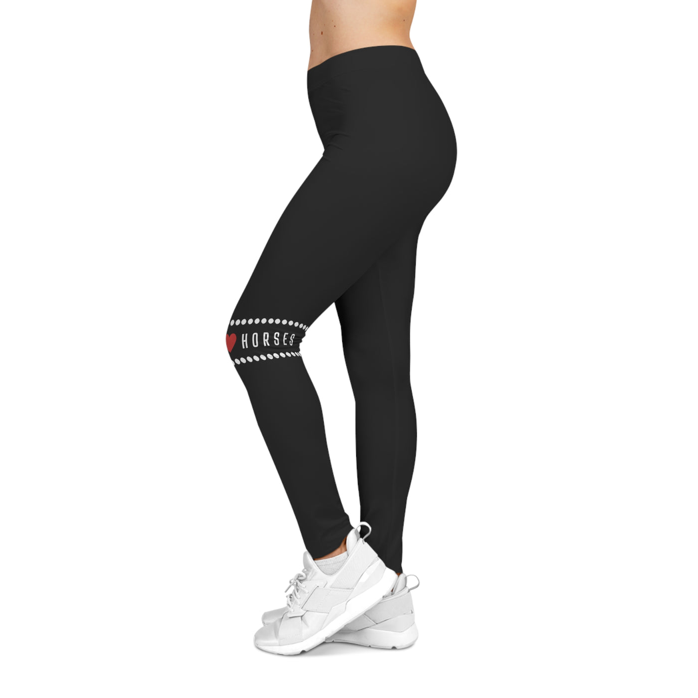 HORSE LOVE : Ride with Style! Women's Casual Leggings (AOP)