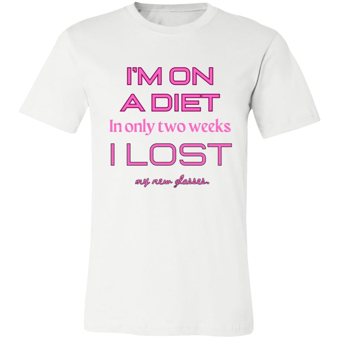 DIET DILEMMA Unisex Jersey pink Short-Sleeve T-Shirt