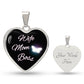 BUTTERFLY EMPOWERMENT Personalizable Heart Pendant Necklace