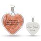 UNCONDITIONAL LOVE OF A MOM FOR HER AUTISTIC CHILD Heart Pendant Necklace