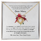 Eternal Love Knot Necklace – A Personalizable Message of Comfort and Strength