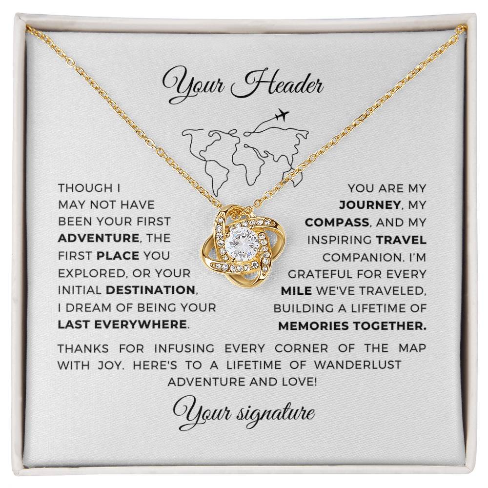 ETERNAL TRAVEL Love Knot Gift Box - Message personalizable