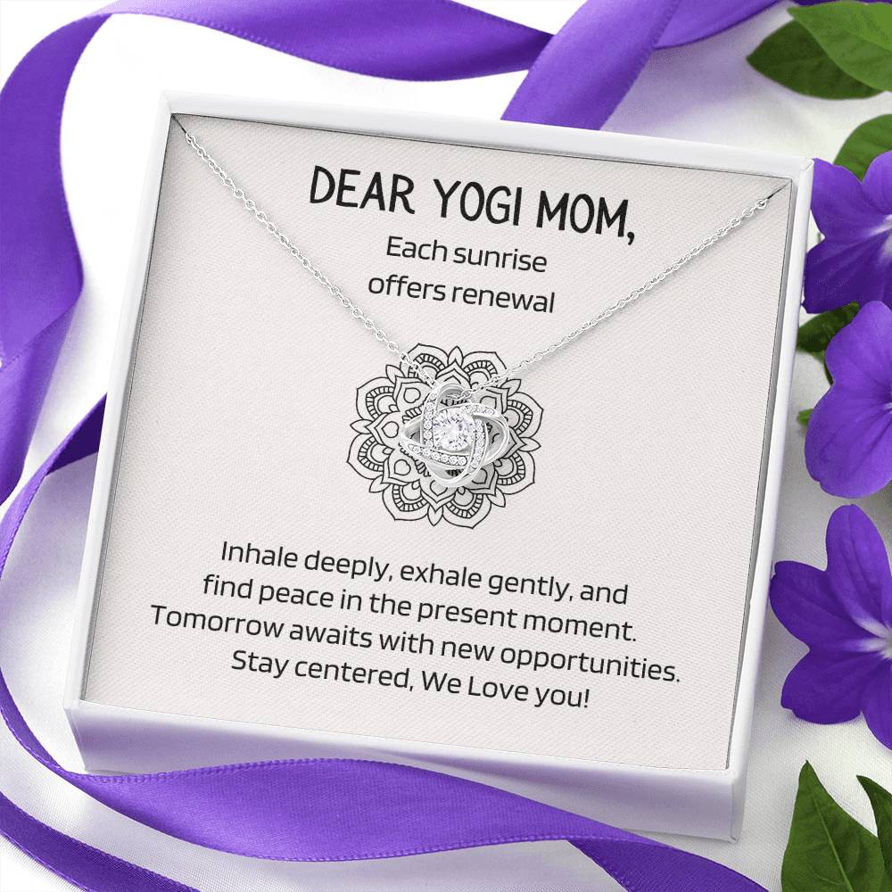 MANDALA Love Knot Necklace Set for Yogi Moms