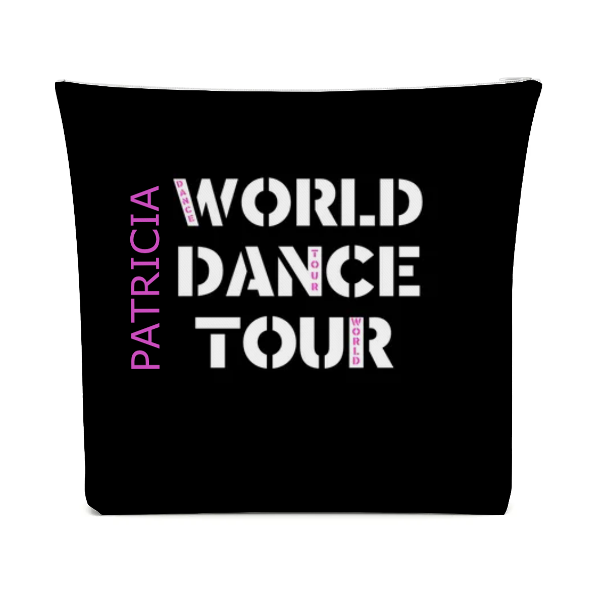 PERSONALIZED WORLD DANCE TOUR Cotton Cosmetic Bag