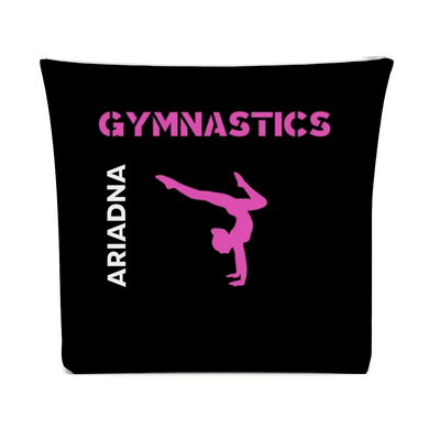 PERSONALIZED GYMNASTICS ESSENTIALS and Cosmetic Cotton Bag