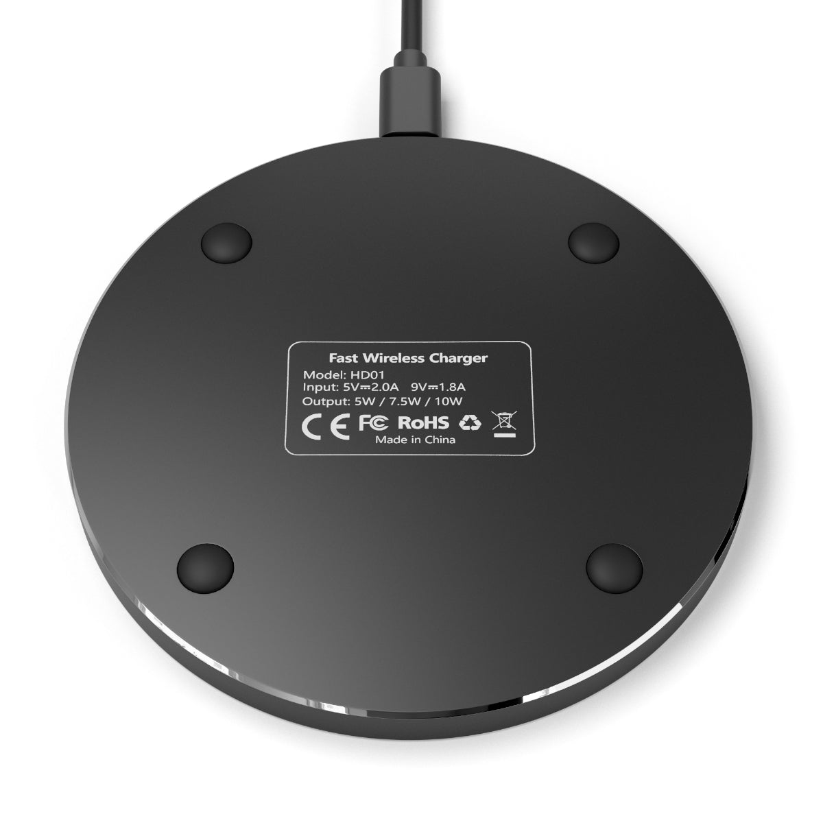 Black Wireless Charger THEY/THEM.