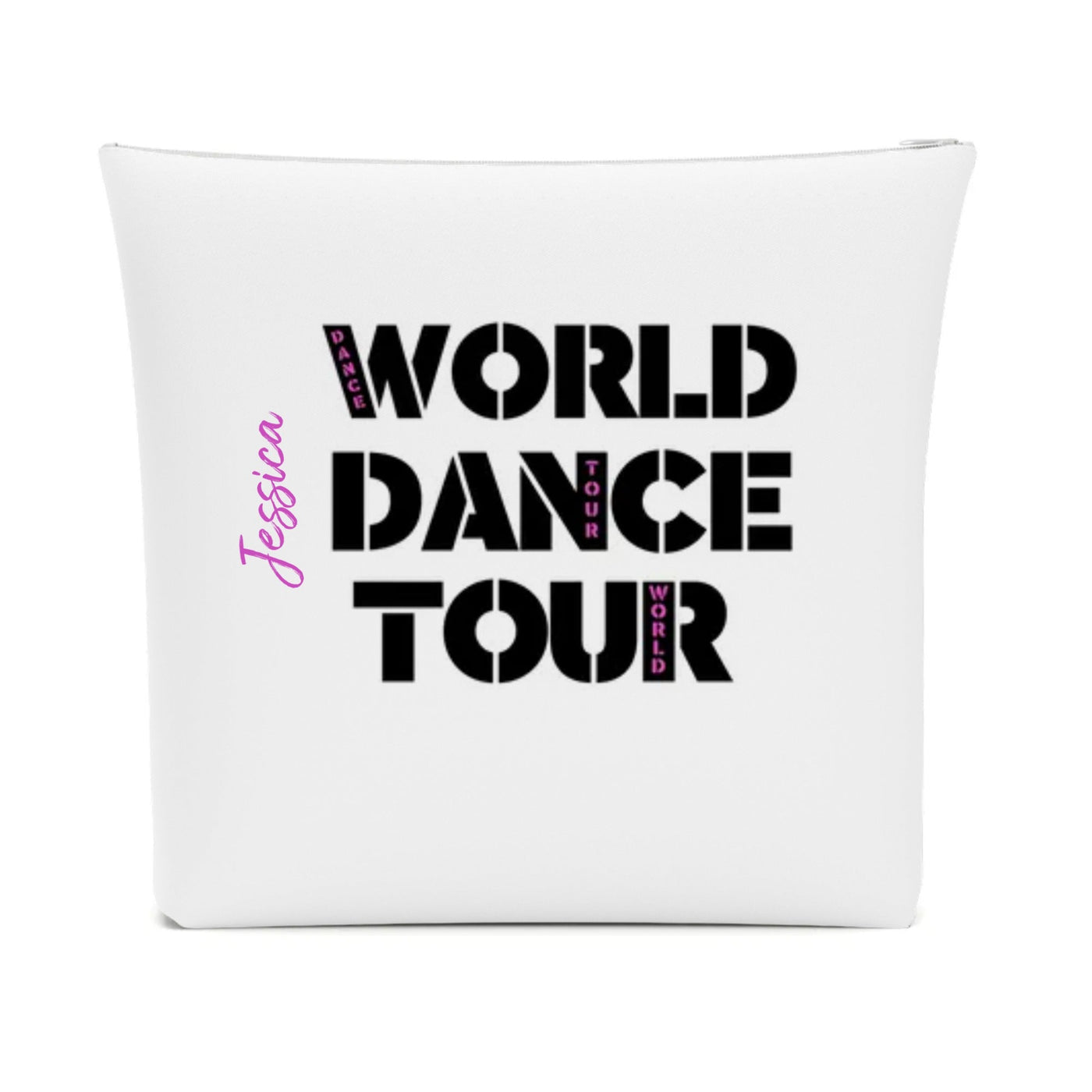 PERSONALIZED WORLD DANCE TOUR Cotton Cosmetic Bag