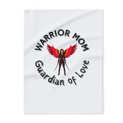 WARRIOR MOM Arctic Fleece Blanket