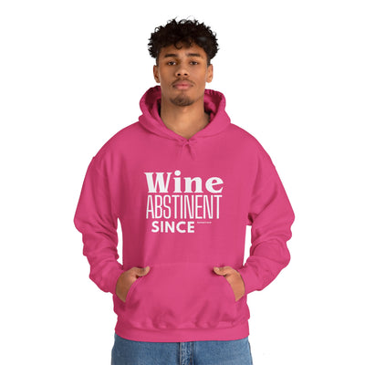 WINE ABSTINENT TOMORROW Unisex Heavy Blend™ Hooded Sweatshirt