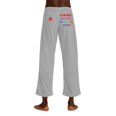 SPONTANEOUS WARNING LOVE Men's Pajama Pants (AOP)