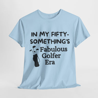 GOLDEN GOLFING YEARS Unisex Heavy Cotton Tee