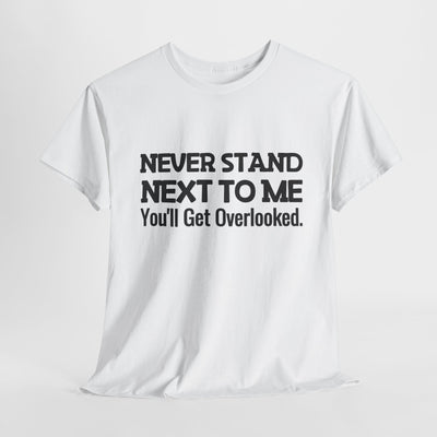 OVERLOOKED WARNING Unisex Heavy Cotton Tee