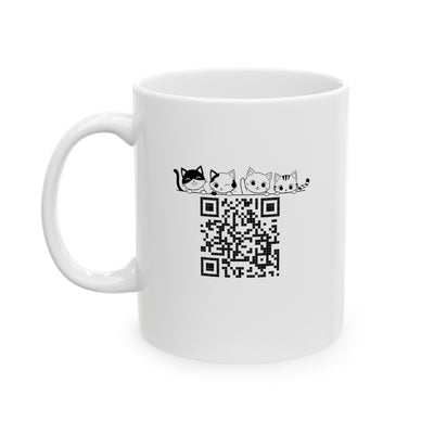 PURRFECT CAT MOM Ceramic Mug, 11oz with BONUS MEOW!