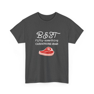 PRIME DAD FIFTY-SOMETHING CARNIVORE Heavy Cotton Tee