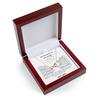 INFINIY JOURNEY SOULMATE Infinity Circle Necklace