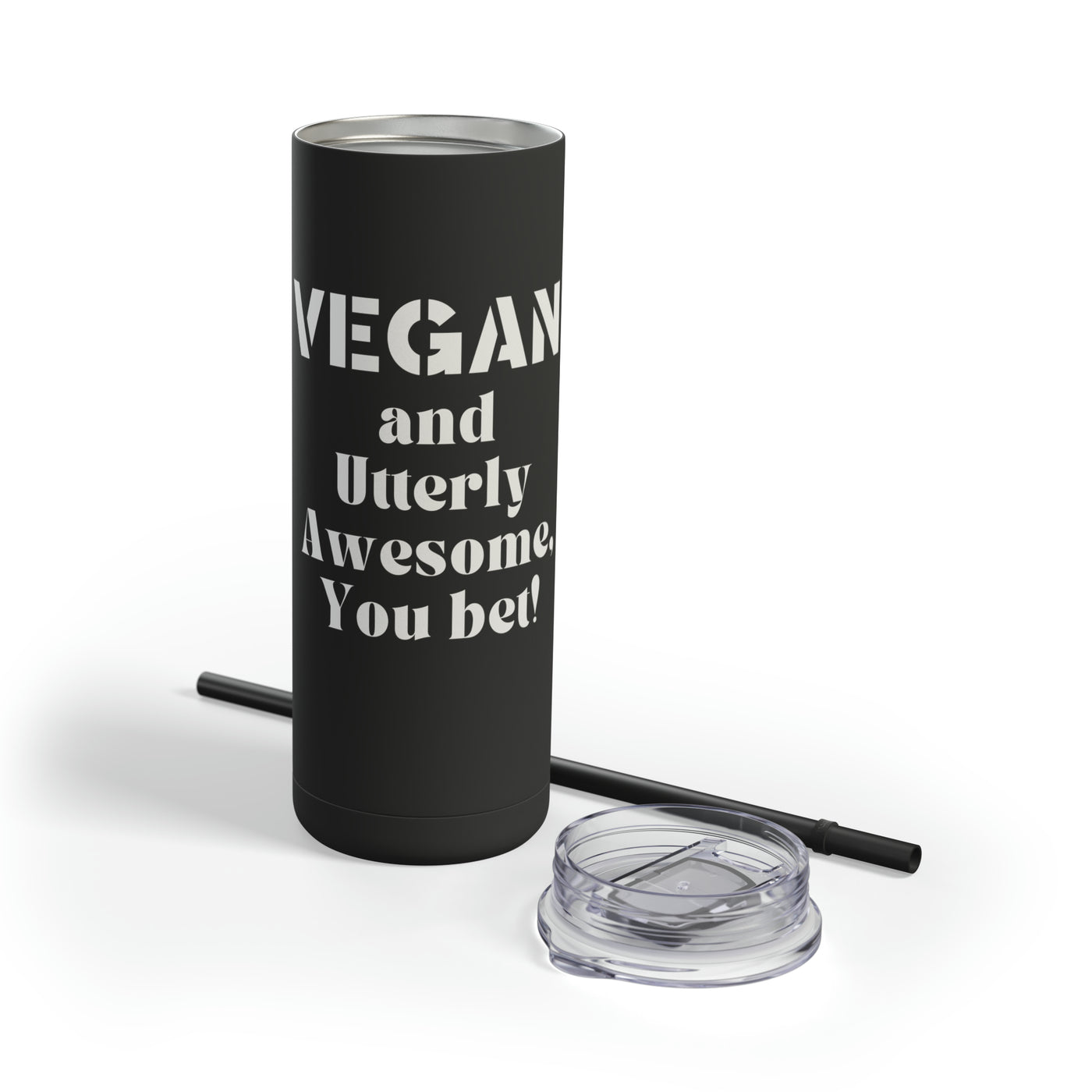 VEGAN AND UTTERLY AWESOME Maars Maker Skinny Matte Tumbler, 20oz