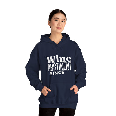 WINE ABSTINENT TOMORROW Unisex Heavy Blend™ Hooded Sweatshirt