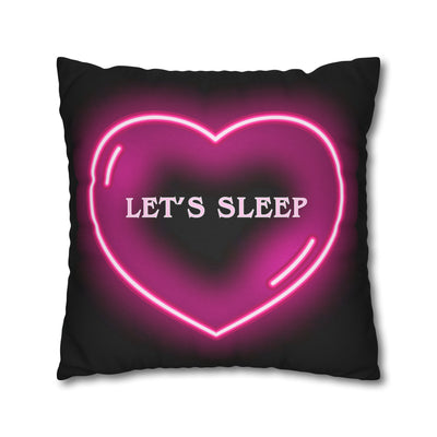 SWEET DREAMS Double-sided Spun Polyester Square Pillow Case