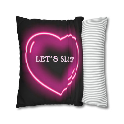 SWEET DREAMS Double-sided Spun Polyester Square Pillow Case