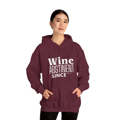WINE ABSTINENT TOMORROW Unisex Heavy Blend™ Hooded Sweatshirt