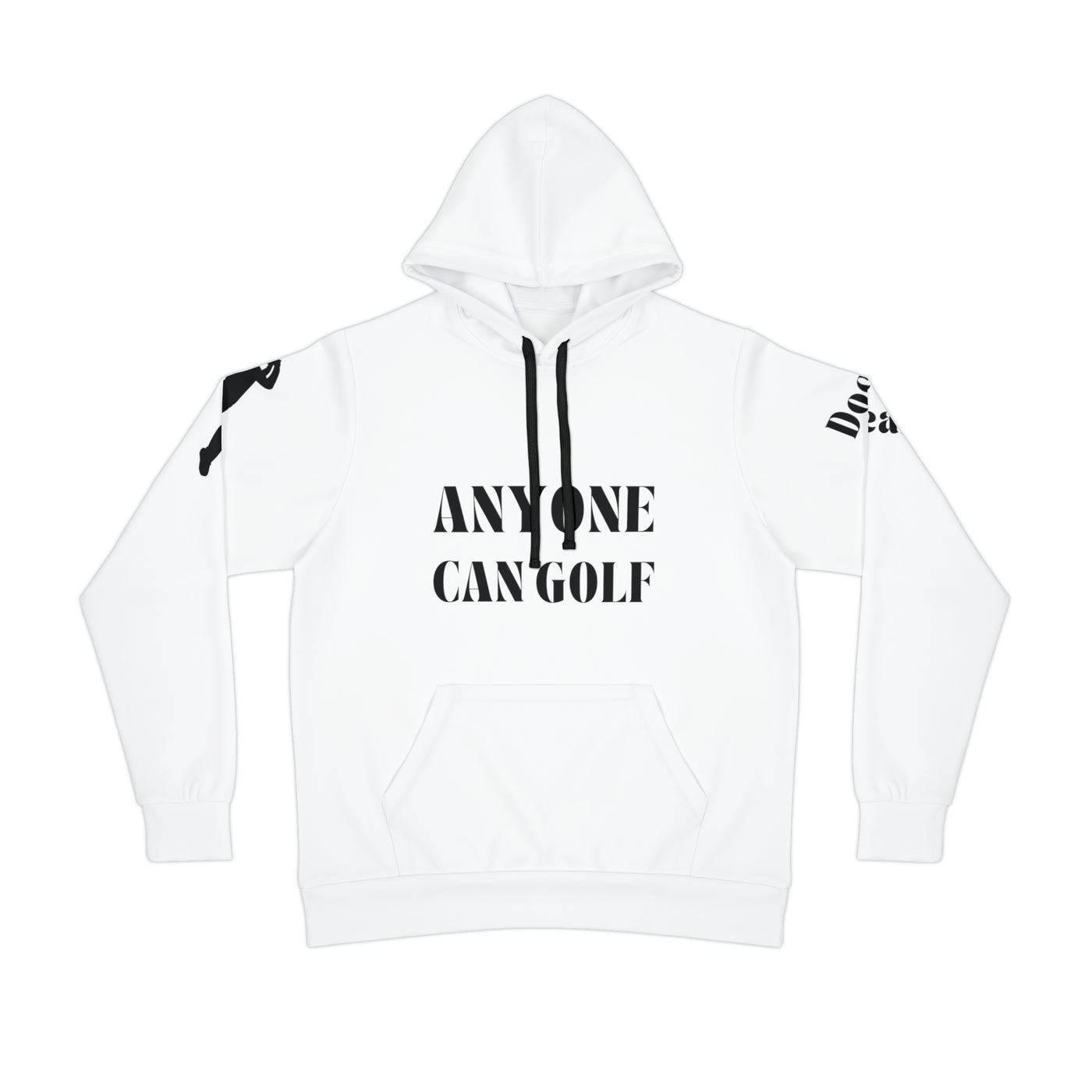 GOLF VIBES White Unisex Athletic Hoodie (AOP)
