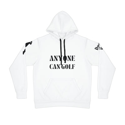 GOLF VIBES White Unisex Athletic Hoodie (AOP)