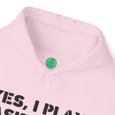 YES I PLAY BASKETBALL LIKE A GIRL. TRY TO KEEP UP! Unisex Heavy Blend™ Hooded Sweatshirt