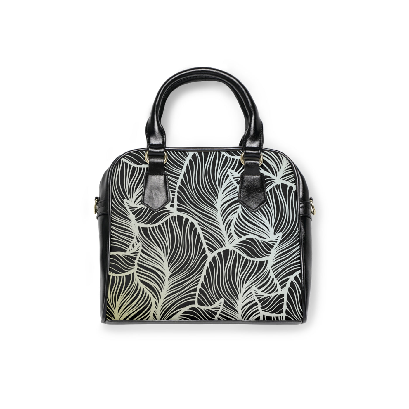 LUXURIOUS LEAF PATTERN Shoulder Handbag