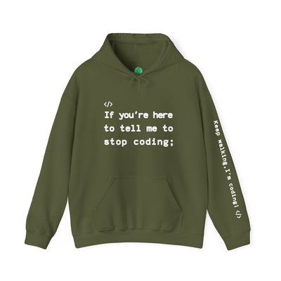 CODING ENTHUSIAST Unisex Heavy Blend™ Hooded Sweatshirt