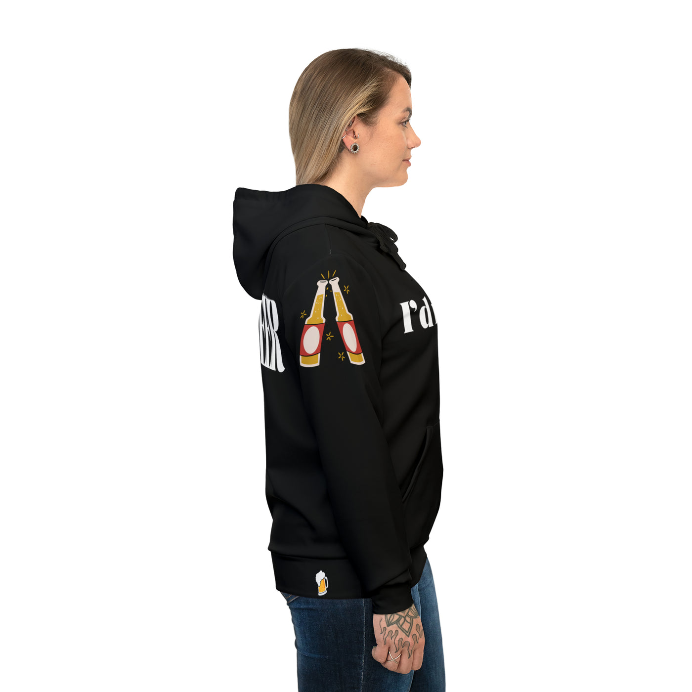 BEER VIBES Unisex Athletic Hoodie (AOP)