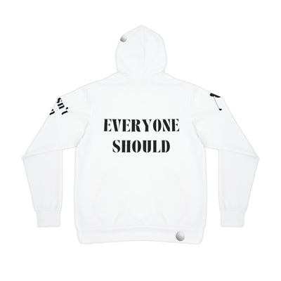 GOLF VIBES White Unisex Athletic Hoodie (AOP)