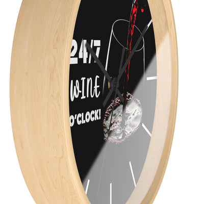 24/7 WINE TIME Wall Clock