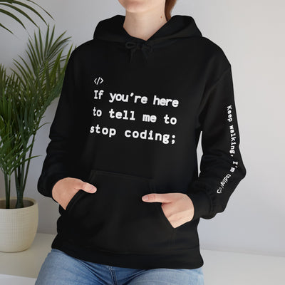CODING ENTHUSIAST Unisex Heavy Blend™ Hooded Sweatshirt