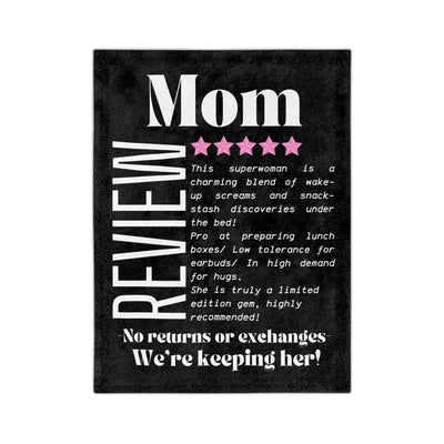 LIMITED EDITION GEM MOM Velveteen Microfiber Blanket