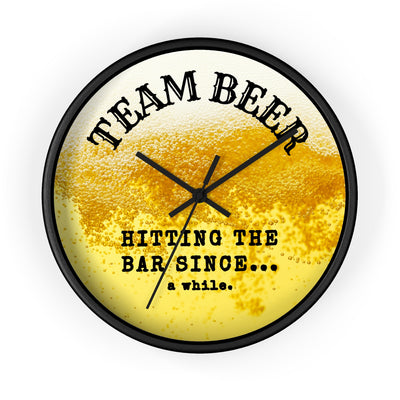 TEAM BEER Wall Clock