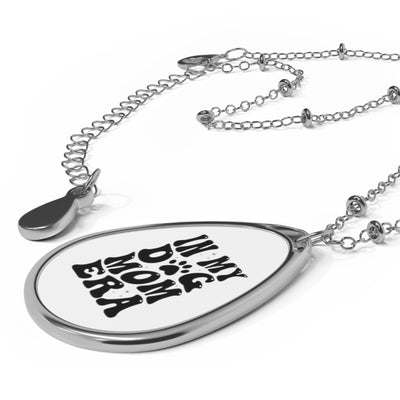 DOG MOM ERA Oval Necklace