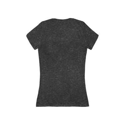 GODDESS Women's Jersey Short Sleeve Deep V-Neck Tee