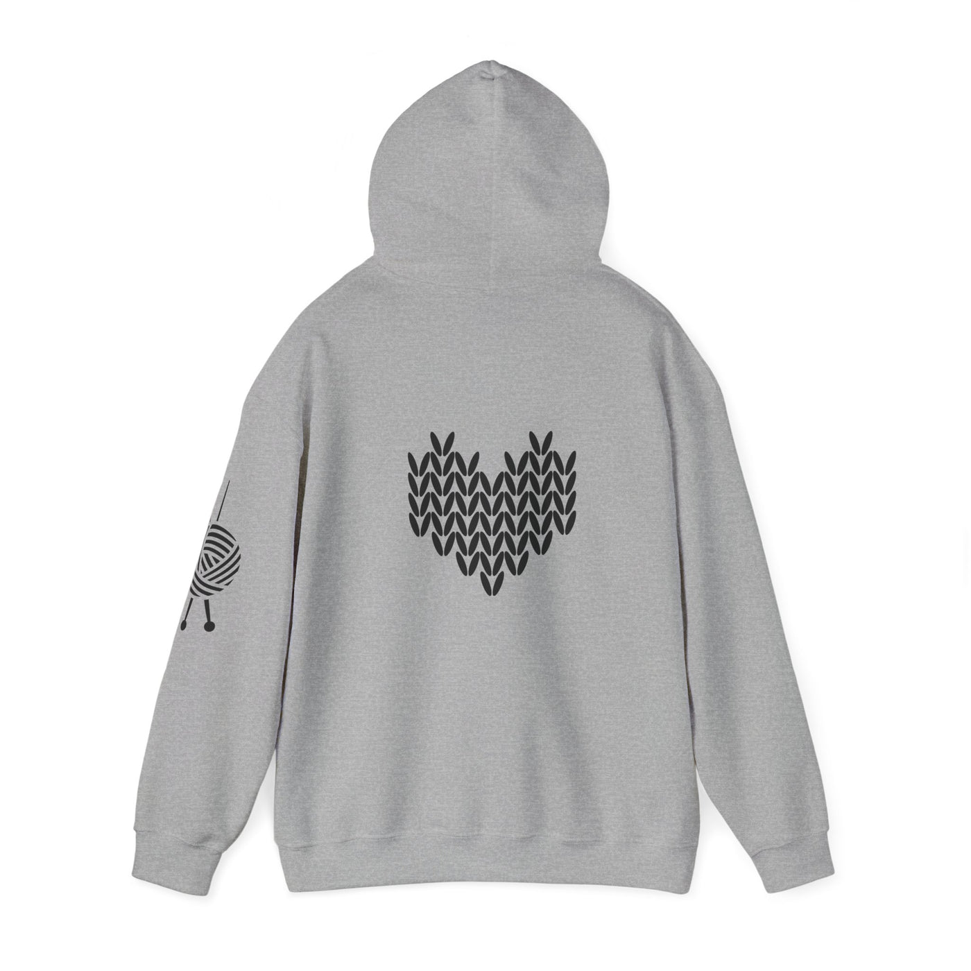 KNIT OR QUIT Unisex Heavy Blend™ Hooded Sweatshirt