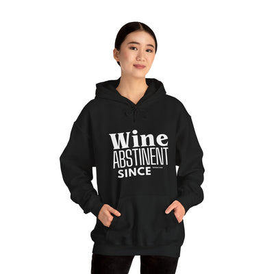 WINE ABSTINENT TOMORROW Unisex Heavy Blend™ Hooded Sweatshirt