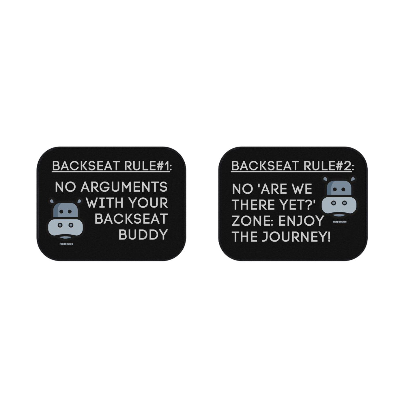 HIPPO BACKSEAT HARMONY Car Mats (2x Rear)
