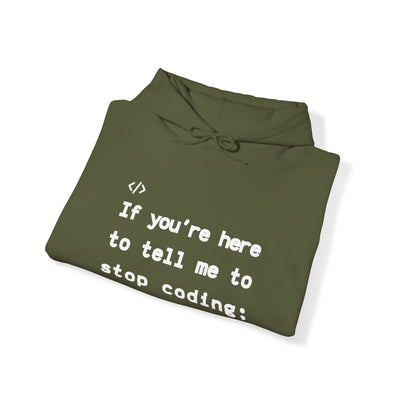 CODING ENTHUSIAST Unisex Heavy Blend™ Hooded Sweatshirt