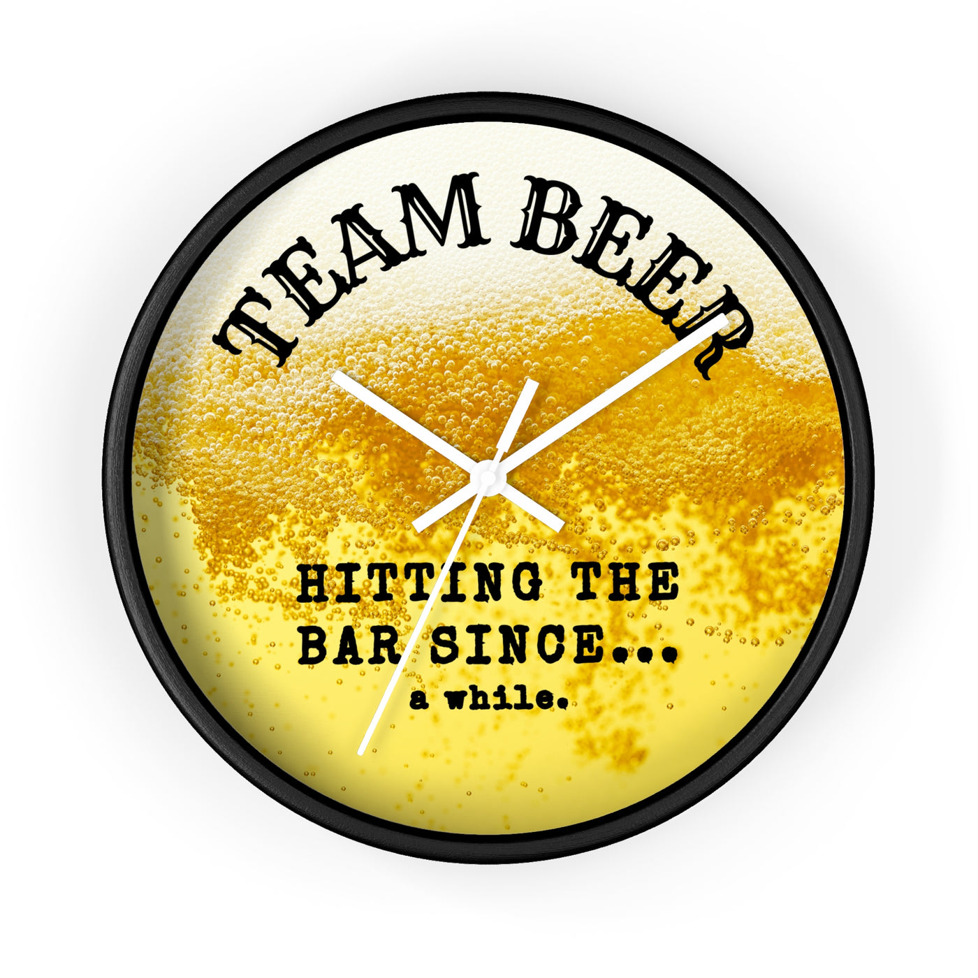 TEAM BEER Wall Clock