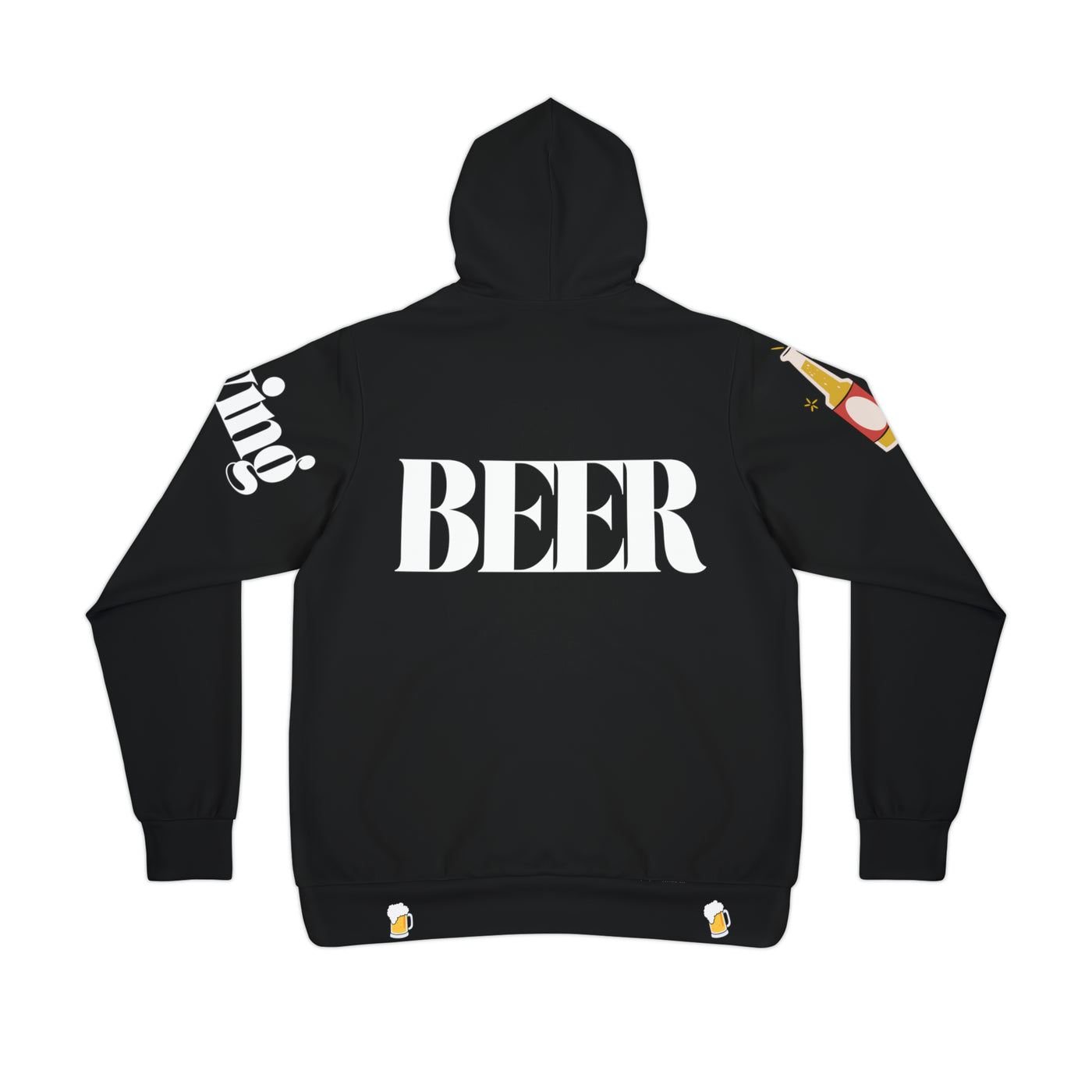 BEER VIBES Unisex Athletic Hoodie (AOP)