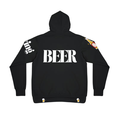 BEER VIBES Unisex Athletic Hoodie (AOP)