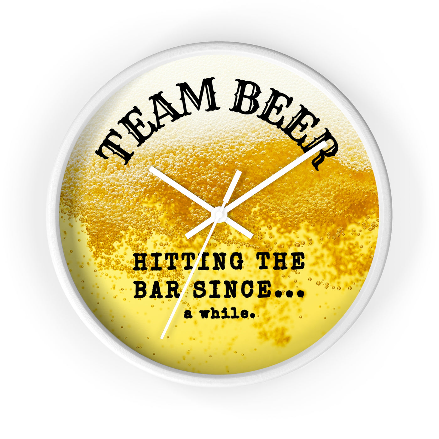 TEAM BEER Wall Clock