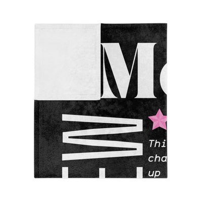 LIMITED EDITION GEM MOM Velveteen Microfiber Blanket