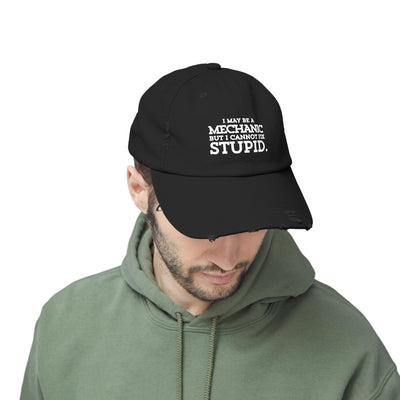 MECHANIC'S WISDOM Distressed Cap